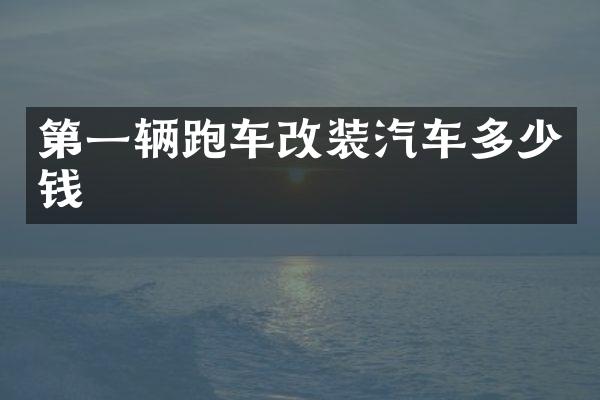 第一辆跑车改装汽车多少钱