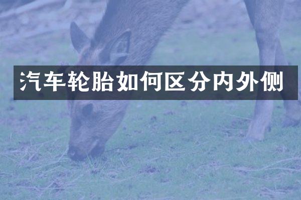 汽车轮胎如何区分内外侧