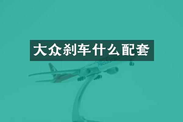 大众刹车什么配套
