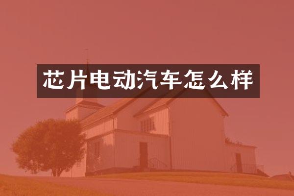 芯片电动汽车怎么样