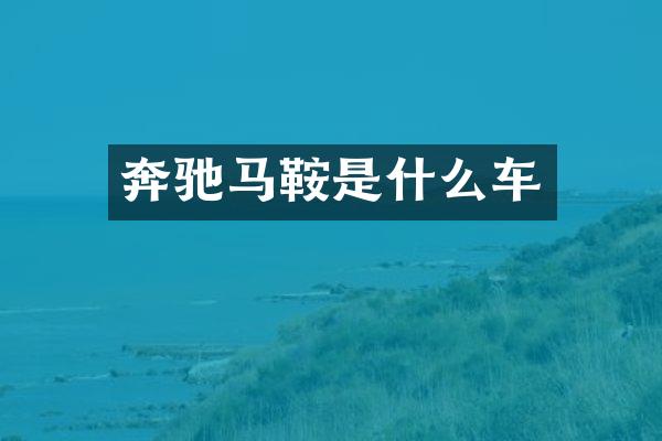 奔驰马鞍是什么车