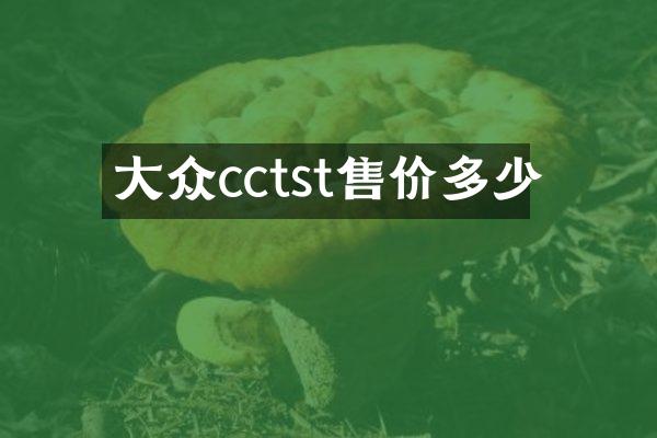大众cctst售价多少