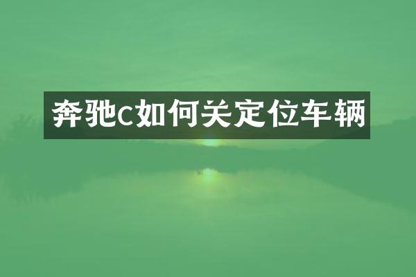 奔驰c如何关定位车辆