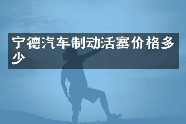 宁德汽车制动活塞价格多少