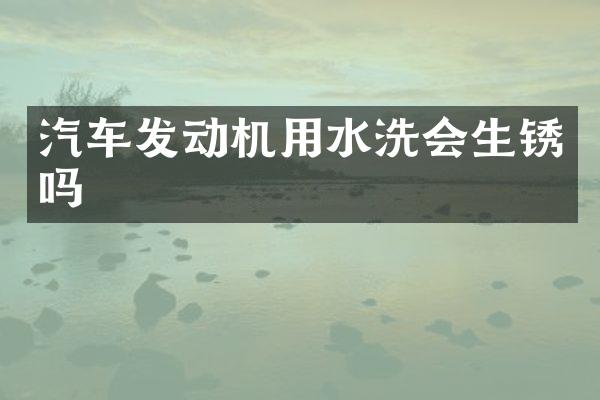 汽车发动机用水洗会生锈吗