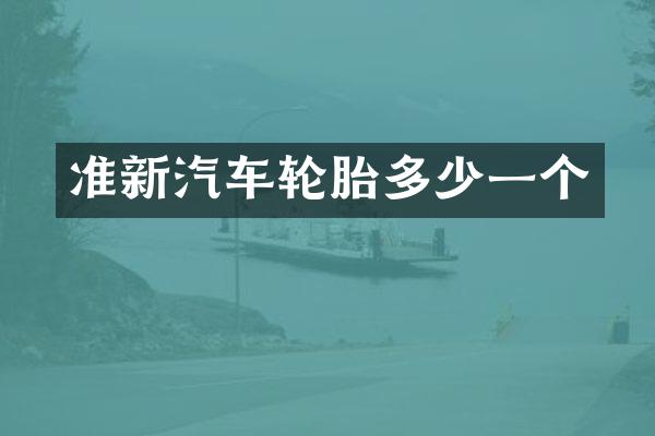 准新汽车轮胎多少一个