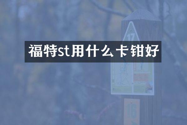福特st用什么卡钳好