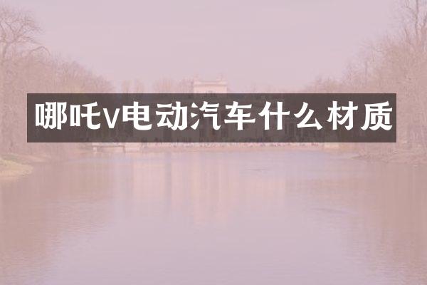 哪吒v电动汽车什么材质