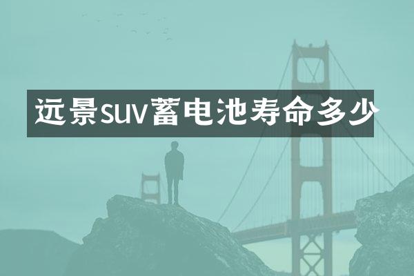 远景suv蓄电池寿命多少