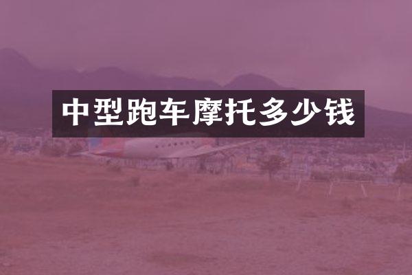 中型跑车摩托多少钱