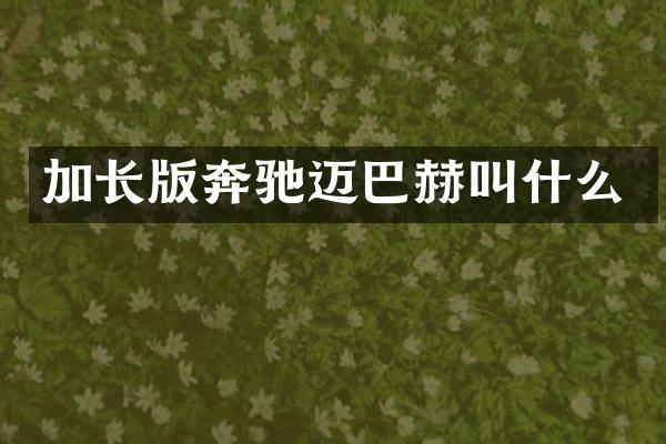 加长版奔驰迈巴赫叫什么