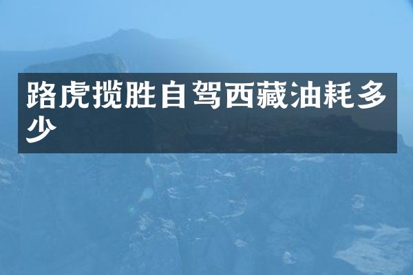 路虎揽胜自驾西藏油耗多少
