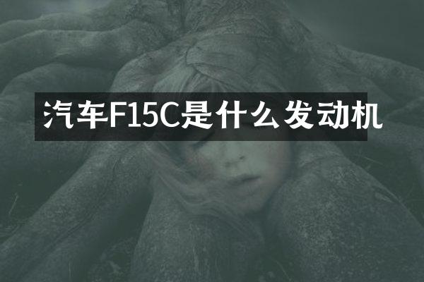 汽车F15C是什么发动机