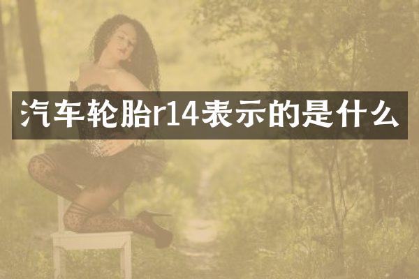 汽车轮胎r14表示的是什么