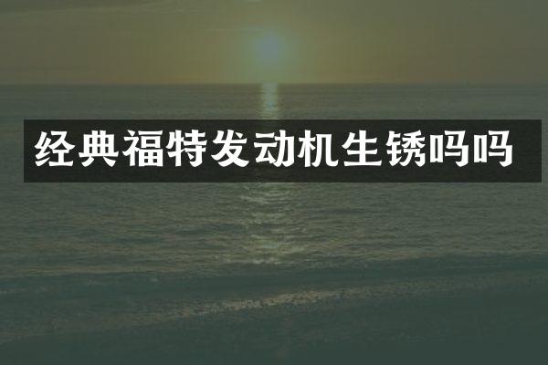 经典福特发动机生锈吗吗