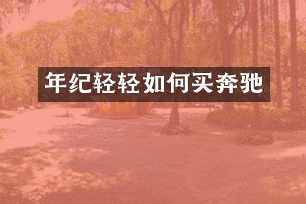 年纪轻轻如何买奔驰