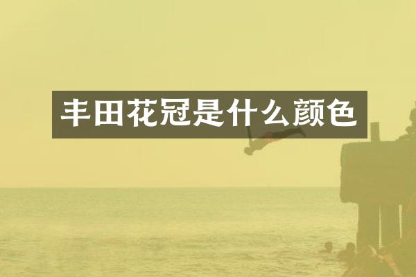 丰田花冠是什么颜色