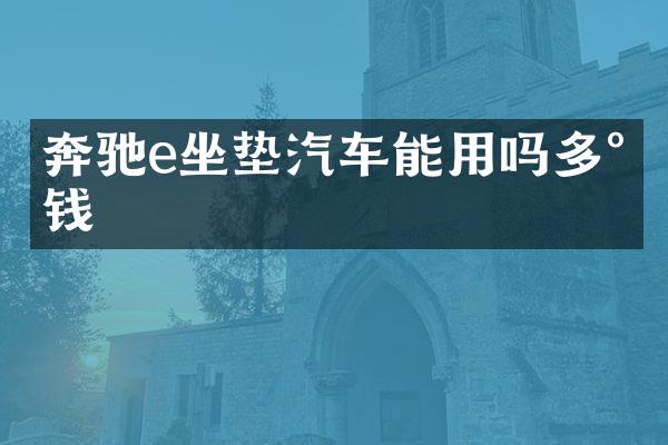 奔驰e坐垫汽车能用吗多少钱