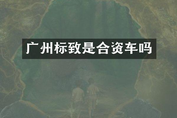 广州标致是合资车吗