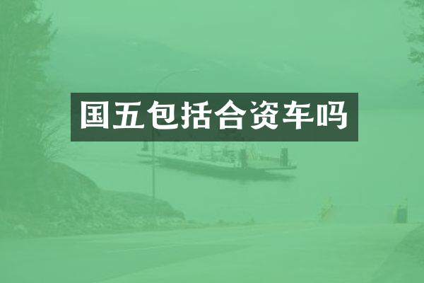 国五包括合资车吗
