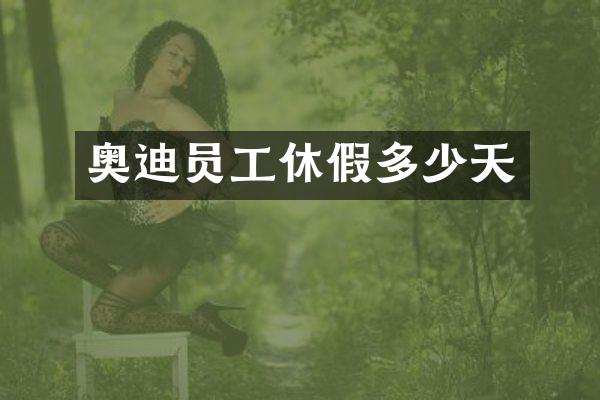 奥迪员工休假多少天