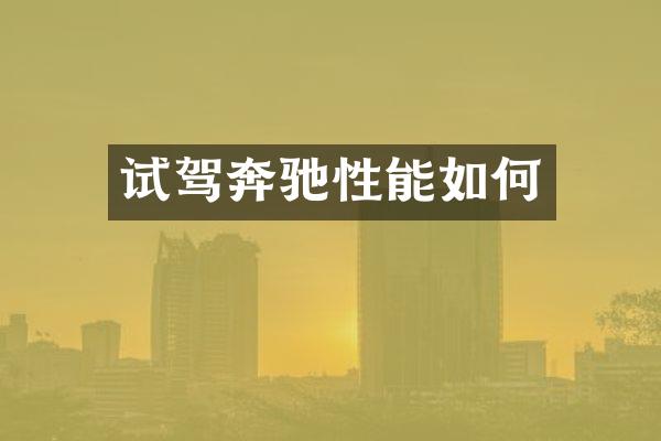 试驾奔驰性能如何