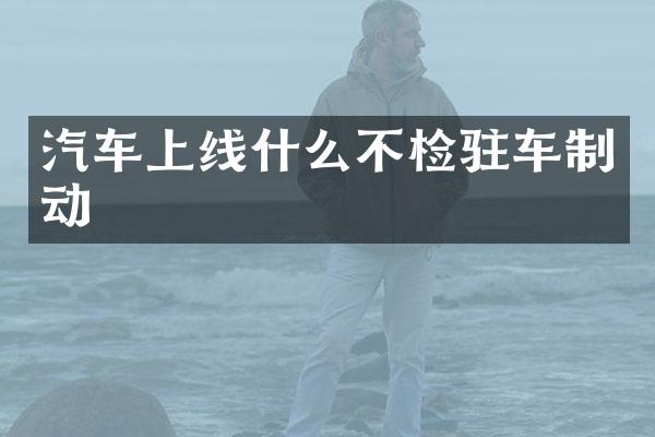 汽车上线什么不检驻车制动