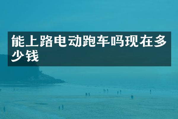 能上路电动跑车吗现在多少钱