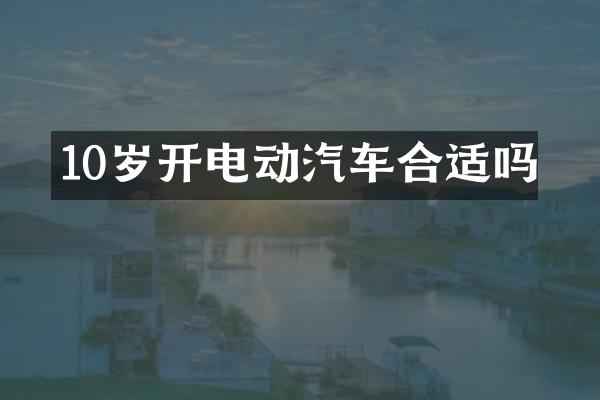 10岁开电动汽车合适吗