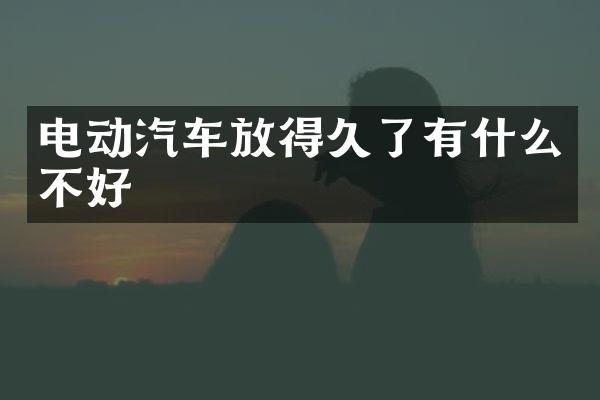 电动汽车放得久了有什么不好