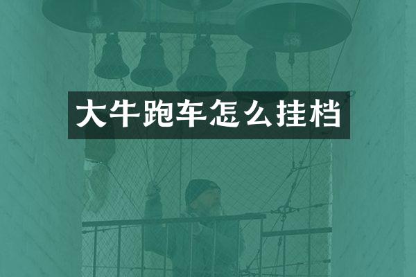 大牛跑车怎么挂档