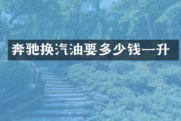 奔驰换汽油要多少钱一升