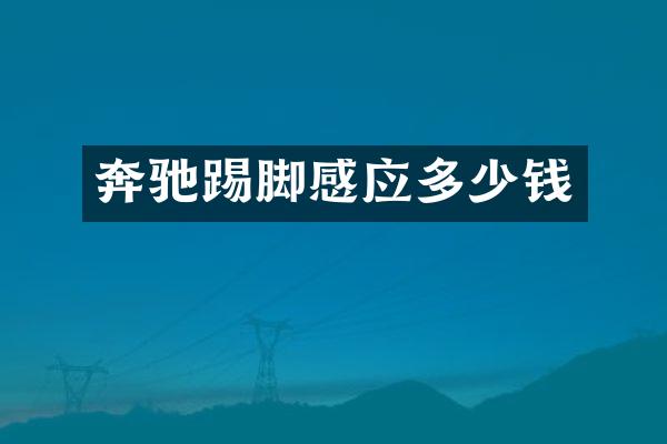 奔驰踢脚感应多少钱