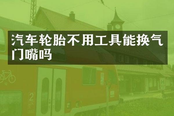 汽车轮胎不用工具能换气门嘴吗