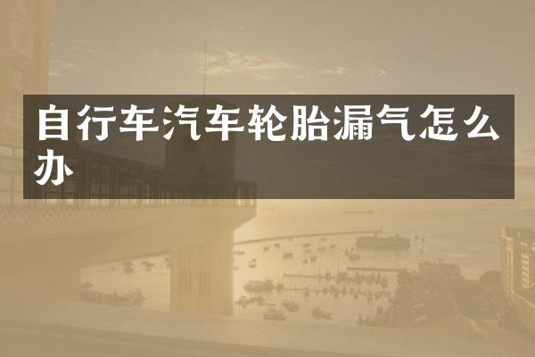 自行车汽车轮胎漏气怎么办
