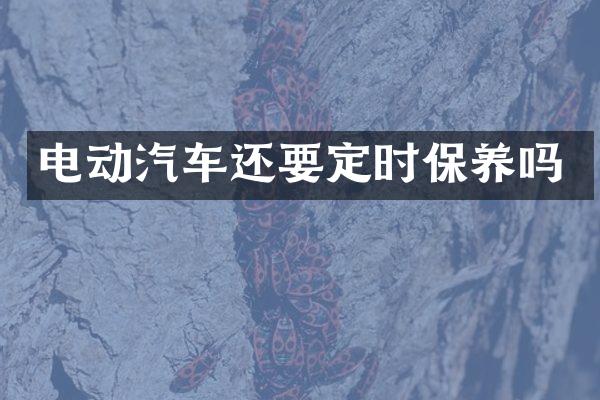 电动汽车还要定时保养吗