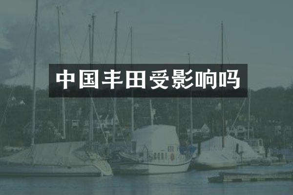 中国丰田受影响吗