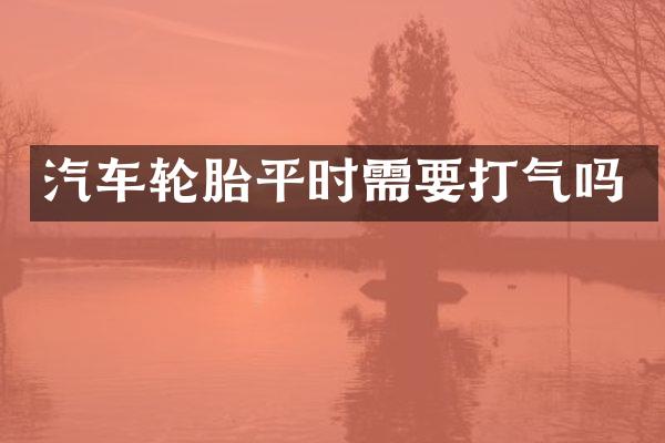 汽车轮胎平时需要打气吗
