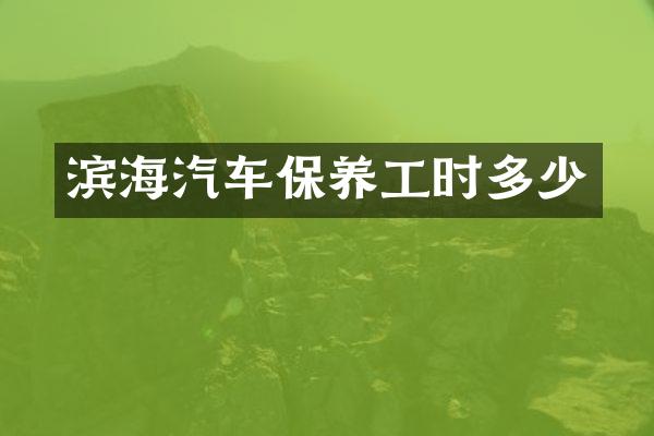 滨海汽车保养工时多少