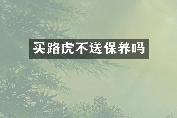 买路虎不送保养吗