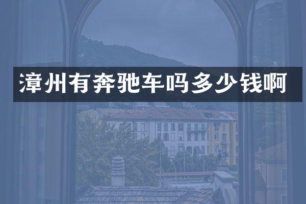 漳州有奔驰车吗多少钱啊