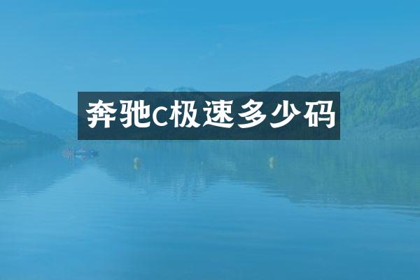 奔驰c极速多少码
