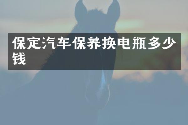 保定汽车保养换电瓶多少钱