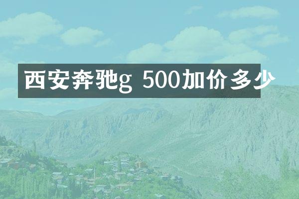西安奔驰g 500加价多少