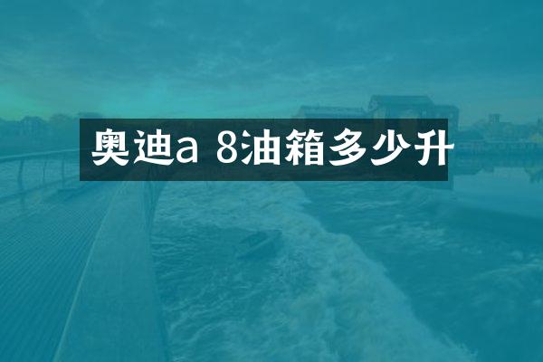 奥迪a 8油箱多少升