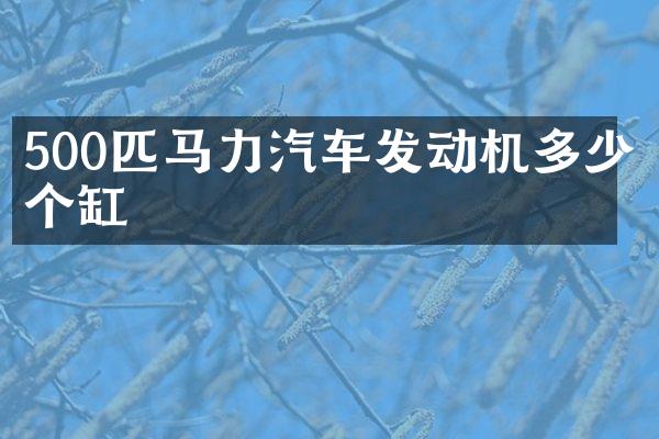 500匹马力汽车发动机多少个缸