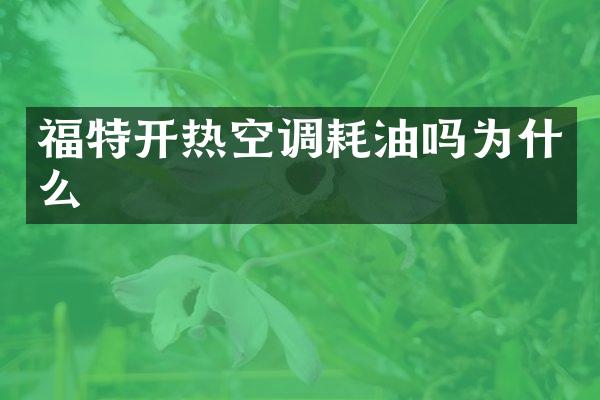 福特开热空调耗油吗为什么