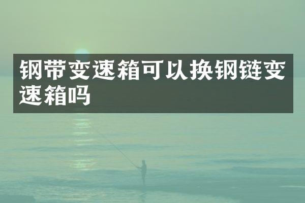 钢带变速箱可以换钢链变速箱吗