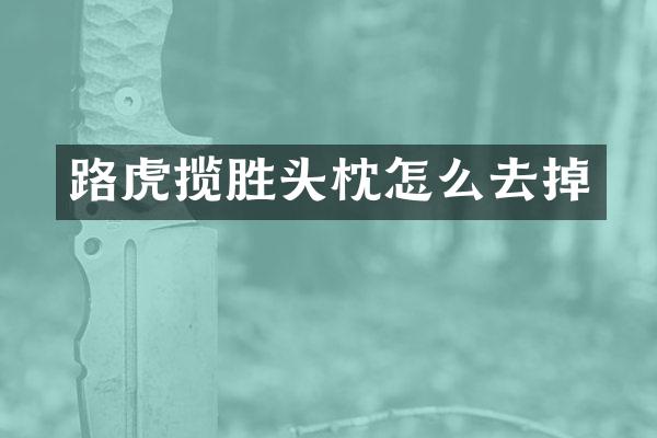 路虎揽胜头枕怎么去掉