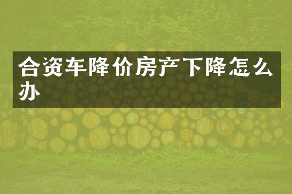 合资车降价房产下降怎么办